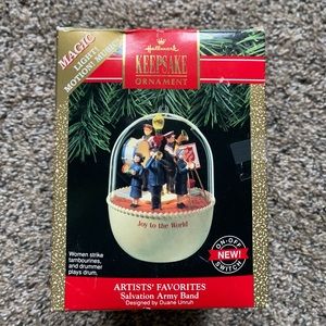 Hallmark Salvation Army Band Ornament - 1991 - Animated - Duane Unruh